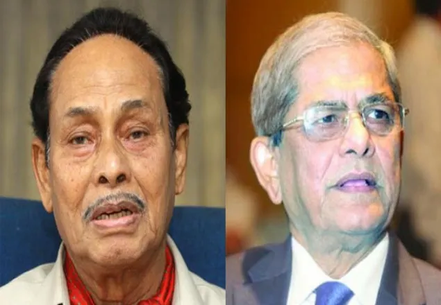 একই বিমানে এরশাদ ও ফখরুলের রংপুর যাত্রা, কুশল বিনিময়