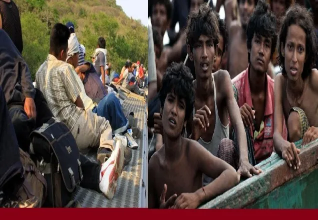 আশ্রয় খুঁজছে মানুষ, নিজ দেশ ছেড়ে পাড়ি জমাচ্ছে বিদেশে
