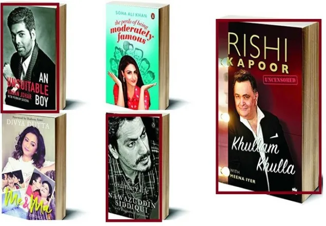  স্মৃতি পতায় ১৭, আলোচিত তারকা আত্মজীবনী