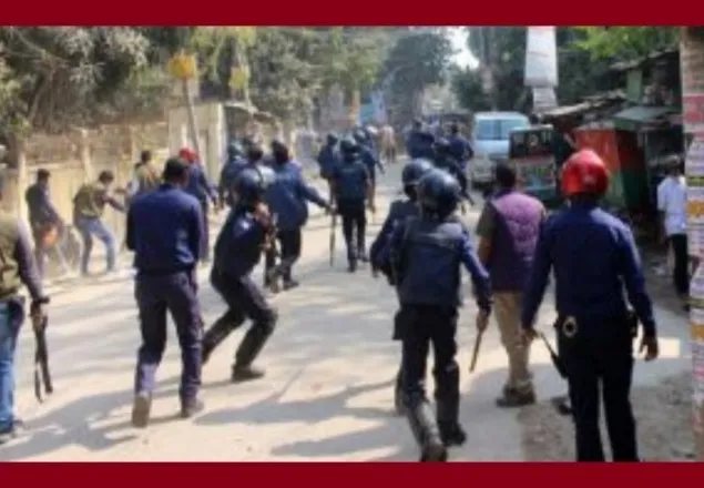 আ’লীগের দু’পক্ষের সংঘর্ষ, শতাধিক ককটেল বিস্ফোরণ, গুলিবিদ্ধ ৭  
