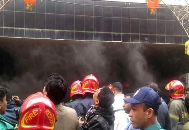 মগবাজারে বহুতল ভবনে অগ্নিকাণ্ড