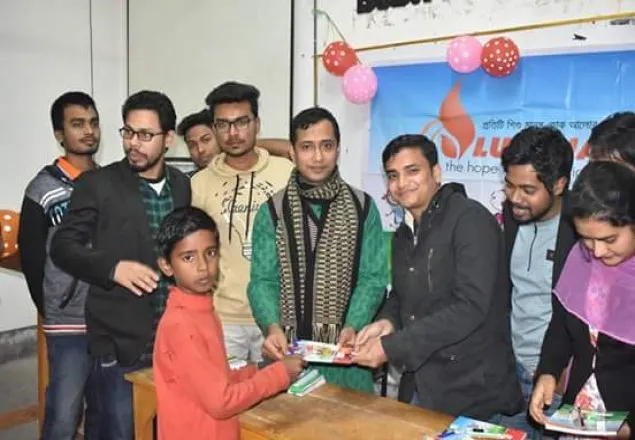 নোবিপ্রবিতে সুবিধাবঞ্চিত শিশুদের মাঝে শীতবস্ত্র  বিতরণ