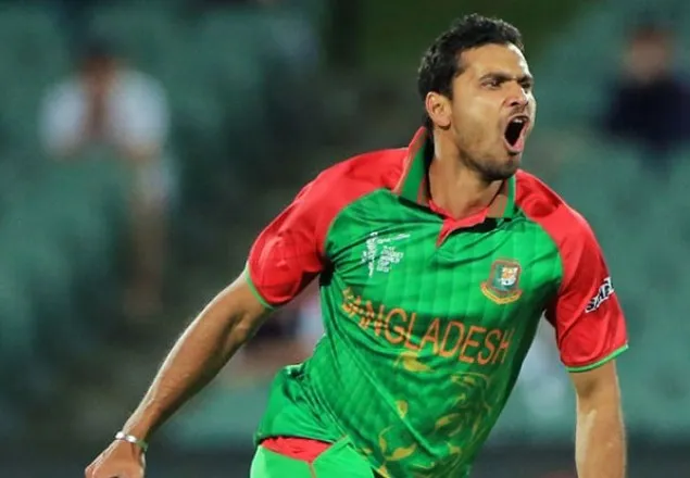 মাশরাফির জোড়া আঘাতে চাপে হাথুরুর শ্রীলঙ্কা   