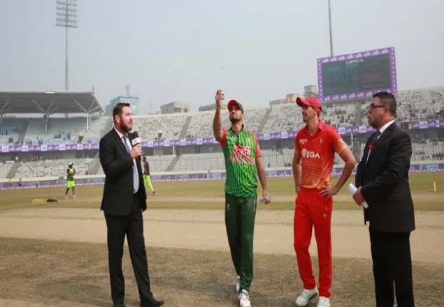টস জিতে ব্যাটিংয়ে বাংলাদেশ
