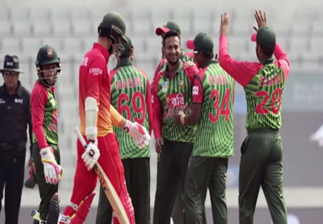 আবারও জিম্বাবুয়েকে উড়িয়ে দিলেন মাশরাফি-সাকিবরা