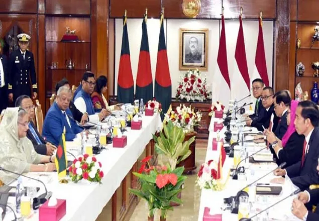 ইন্দোনেশিয়ার সঙ্গে একটি বাণিজ্য ও চারটি সমঝোতা স্মরক সই