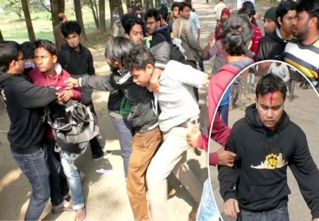শাবিতে ছাত্রজোটের ‘ধর্মঘটে’ ছাত্রলীগের হামলা, আহত ৮ 