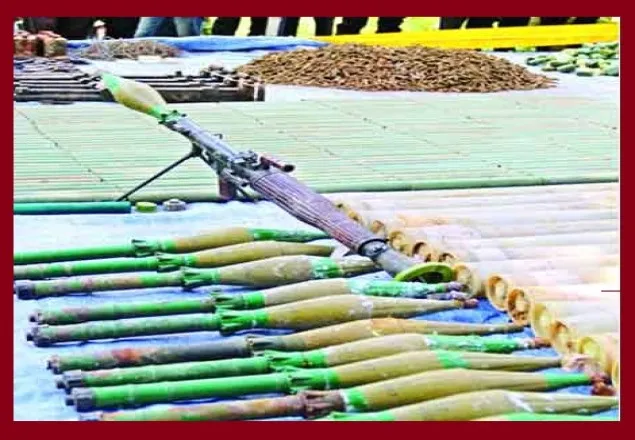 হবিগঞ্জে বিপুল অস্ত্রের সন্ধান
