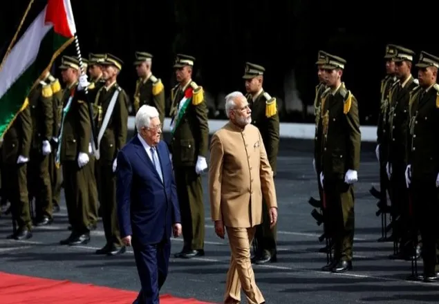 প্রথম ভারতীয় প্রধানমন্ত্রী হিসেবে ফিলিস্তিনে নরেন্দ্র মোদি
