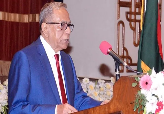 অন্যায়ের কাছে কখনো মাথা নত করবে না : রাষ্ট্রপতি