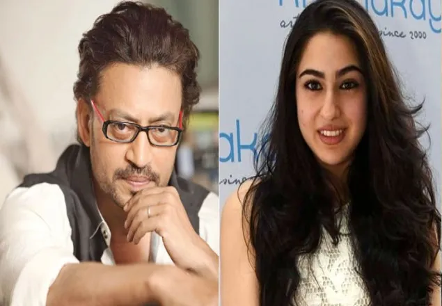 ইরফানের ছবিতে সারা আলী খান
