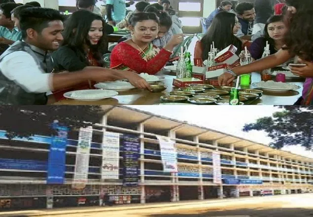 টিএসটিতে ২০ টাকায় পোলাও-কোরমার লাঞ্চ (ভিডিও)