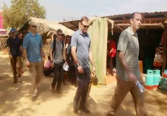 রোহিঙ্গা ক্যাম্প পর্যবেক্ষণ করলেন যুক্তরাষ্ট্রের প্রতিনিধিদল