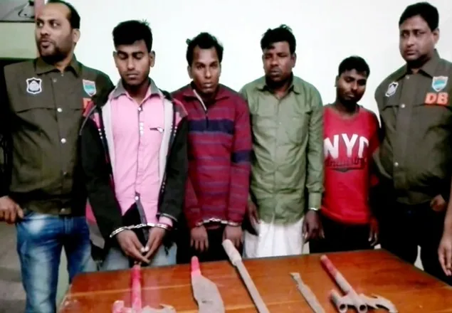 চুয়াডাঙ্গায় ডাকাতির প্রস্তুতি কালে আটক ৪ 