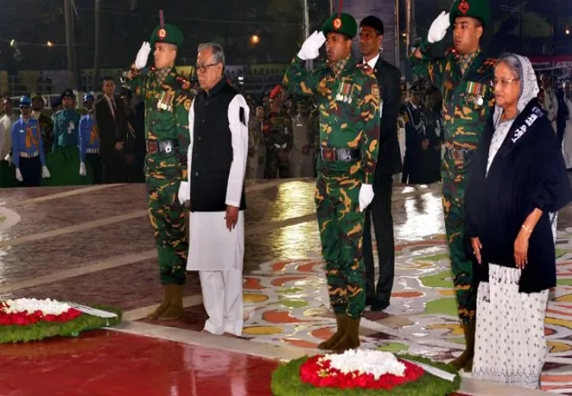 ভাষা শহীদদের প্রতি রাষ্ট্রপতি ও প্রধানমন্ত্রীর শ্রদ্ধা