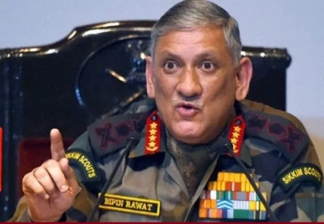 পাকিস্তানে সার্জিক্যাল স্ট্রাইকের হুমকি ভারতীয় সেনাপ্রধানের   