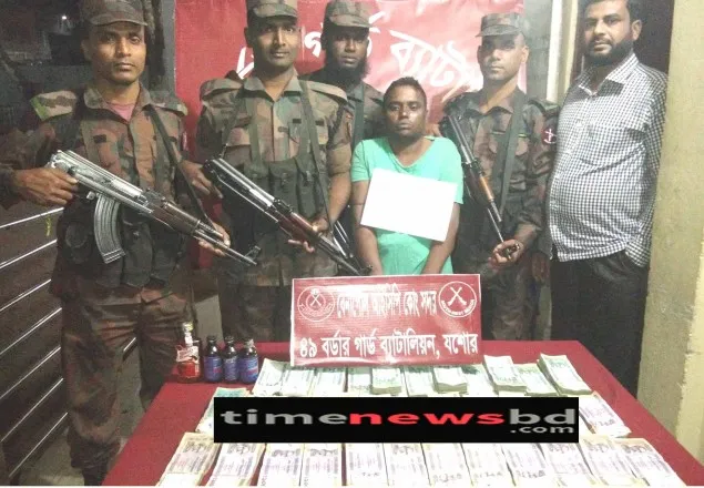 বেনাপোল সীমান্তে ৩১ লাখ হুন্ডির টাকাসহ আটক ১