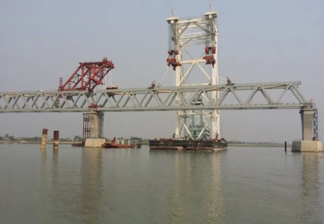 পদ্মা সেতুর তৃতীয় স্প্যান বসতে পারে কাল