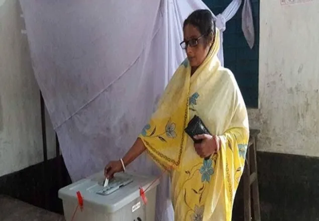 নাসিরনগরে উপনির্বাচনের ভোটগ্রহণ চলছে