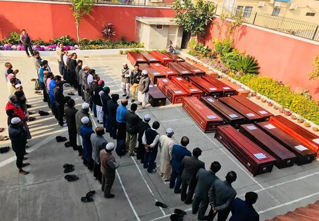 জানাজা শেষে দেশে ফিরছে ২৩ লাশ
