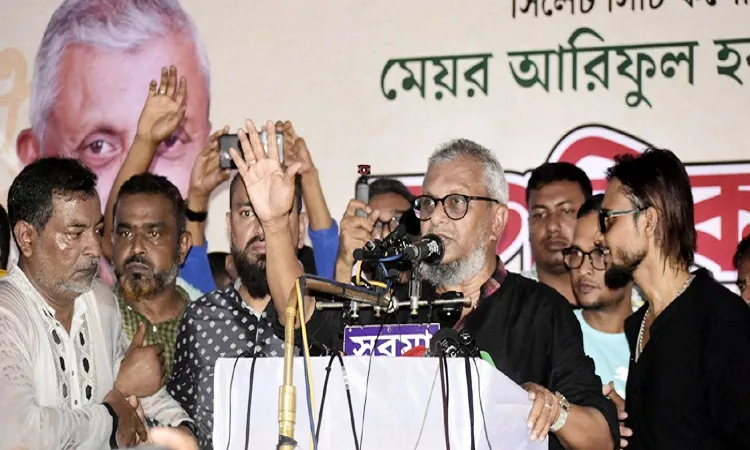 সিটি নির্বাচন বয়কটের ঘোষণা মেয়র আরিফুলের
