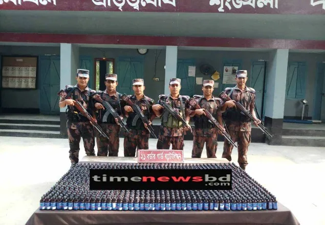 বেনাপোলে ১৫০০ ফেনসিডিল উদ্ধার
