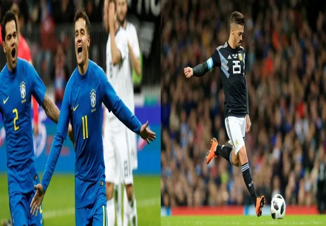 গোল না খেয়ে ব্রাজিল ও আর্জেন্টিনার জয়