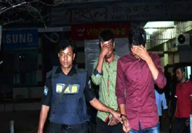 সিলেটে ভবন ঘিরে র‌্যাবের অভিযান : অস্ত্রসহ আটক ৪