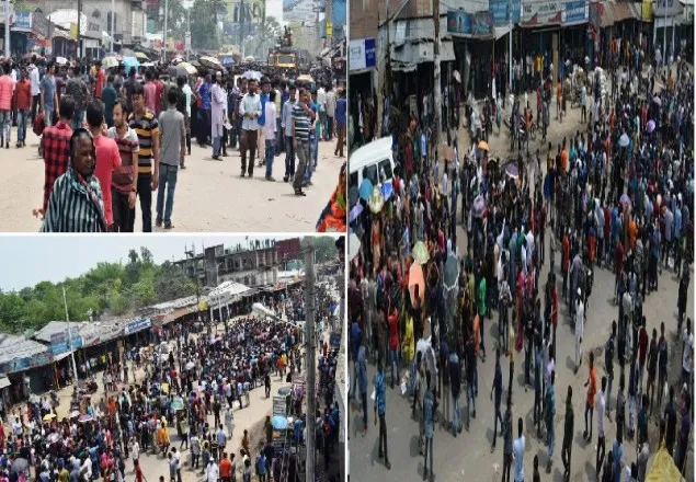 বেরোবিতে কোটা সংস্কারের দাবিতে ক্লাস বর্জন: রংপুর-ঢাকা মহাসড়ক অবরোধ