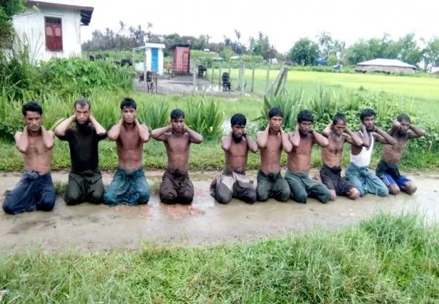 রোহিঙ্গা গণহত্যায় ৭ সেনার ১০ বছর করে কারাদণ্ড