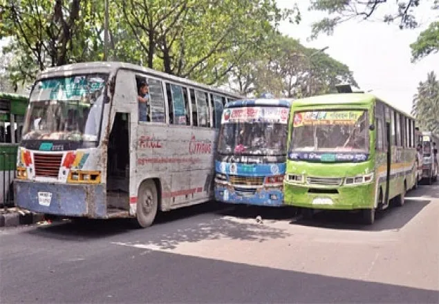 গণপরিবহনে নৈরাজ্য বন্ধের দাবিতে ১০ সুপারিশ