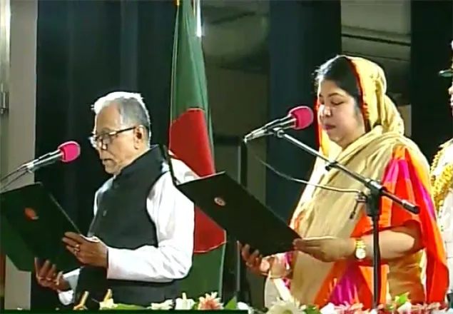 দ্বিতীয় মেয়াদে শপথ নিলেন রাষ্ট্রপতি আবদুল হামিদ