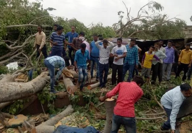 ধূলিঝড় ও বজ্রপাতে ভারতে নিহতের সংখ্যা বেড়ে ১২৫   