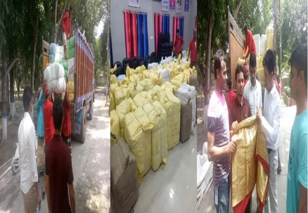 বেনাপোলে ফিটকিরির নামে কোটি টাকার শাড়ি সামগ্রী আমদানি