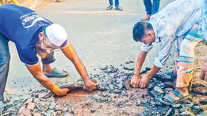 উন্নয়ন কাজে বন্ধ হচ্ছে না অনিয়ম!