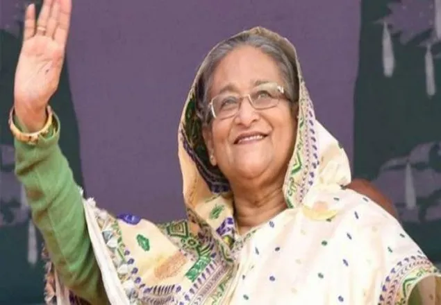 টুঙ্গিপাড়ায় প্রধানমন্ত্রী