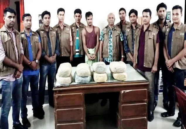 লক্ষ্মীপুরে ১২ কেজী গাঁজাসহ আটক ১