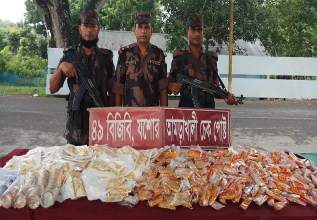 বেনাপোলে বিপুল পরিমাণ ইমিটেশন জুয়েলারী আটক