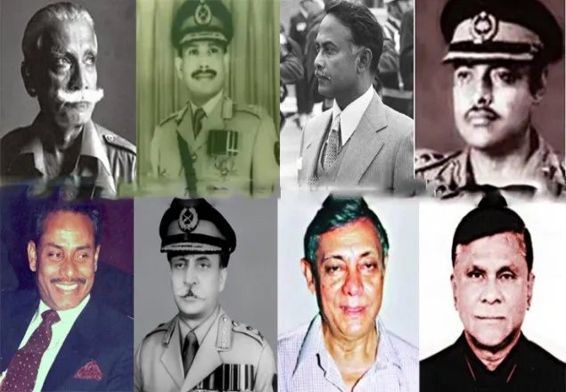 ১৮ মেয়াদে বাংলাদেশের সেনাপ্রধান ১৭ জন