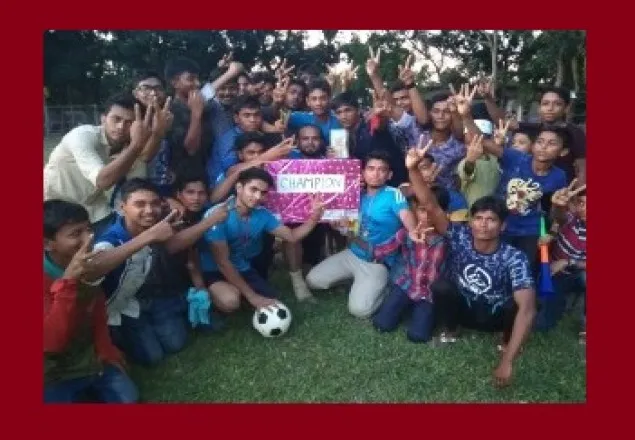 ফাইনালে চ্যাম্পিয়ন শেখ রাসেল স্মৃতি যুব সংঘ