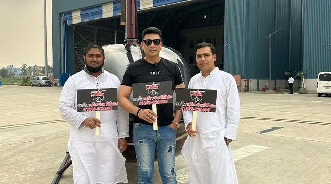প্রবাসীর হেলিকপ্টারের ব্র্যান্ড অ্যাম্বাসেডর হলেন জায়েদ খান