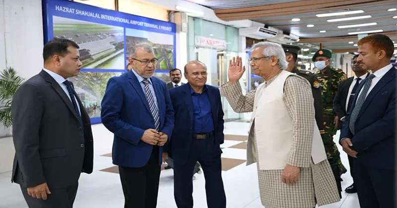 মালয়েশিয়ার উদ্দেশ্যে ঢাকা ছেড়েছেন প্রধান উপদেষ্টা ড. মুহাম্মদ ইউনূস