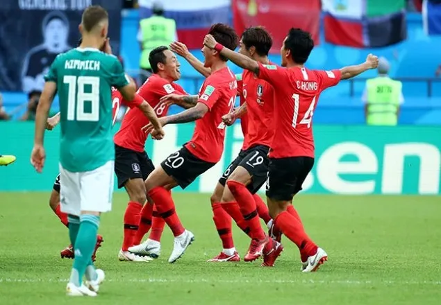 জার্মানির বিদায় ঘন্টা নিশ্চিত করছে কোরিয়া