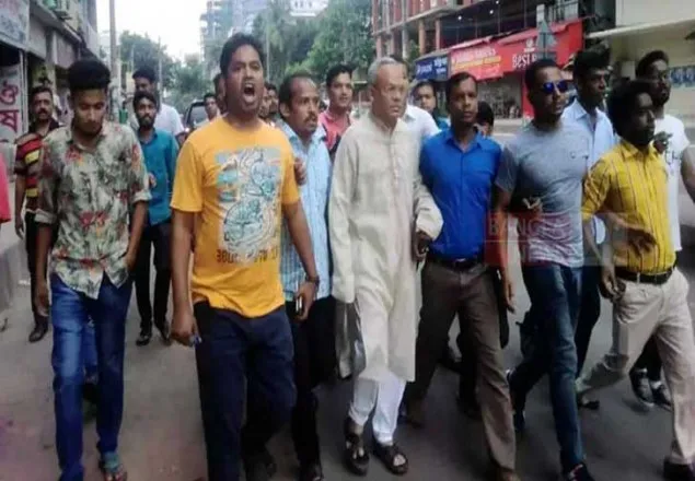 খালেদার মুক্তির দাবিতে রাজধানীতে বিএনপির বিক্ষোভ