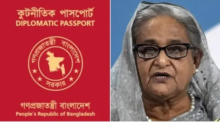 হাসিনার কূটনৈতিক পাসপোর্ট বাতিল, বিপাকে ভারত