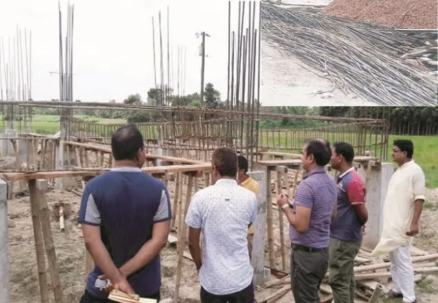 সাঁথিয়ায় টেকনিক্যাল স্কুল এন্ড কলেজ নির্মাণ কাজে অনিয়মের অভিযোগ