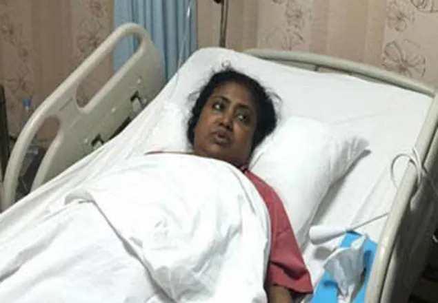 হাসপাতালে বেবী নাজনীন