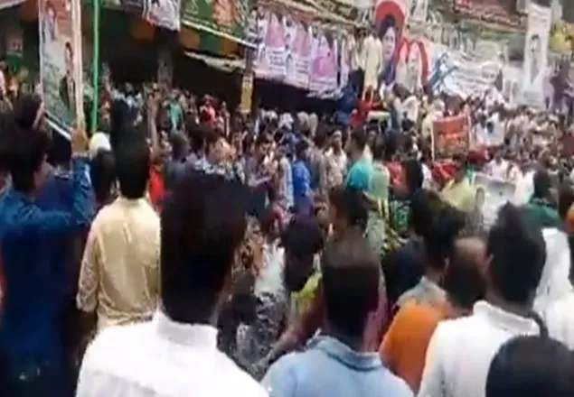 নয়াপল্টনে চলছে বিএনপির সমাবেশ 