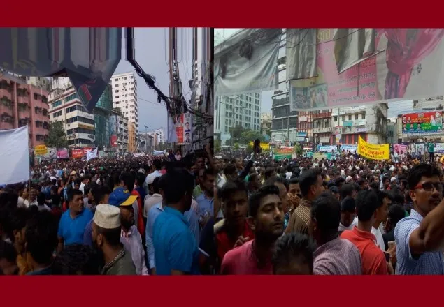 ব্যাপক উপস্থিতিতে নয়াপল্টনে বিএনপির সমাবেশ