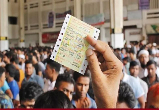 ঈদে বিশেষ ট্রেন নয়, আগাম টিকেট ৮ অগাস্ট থেকে 